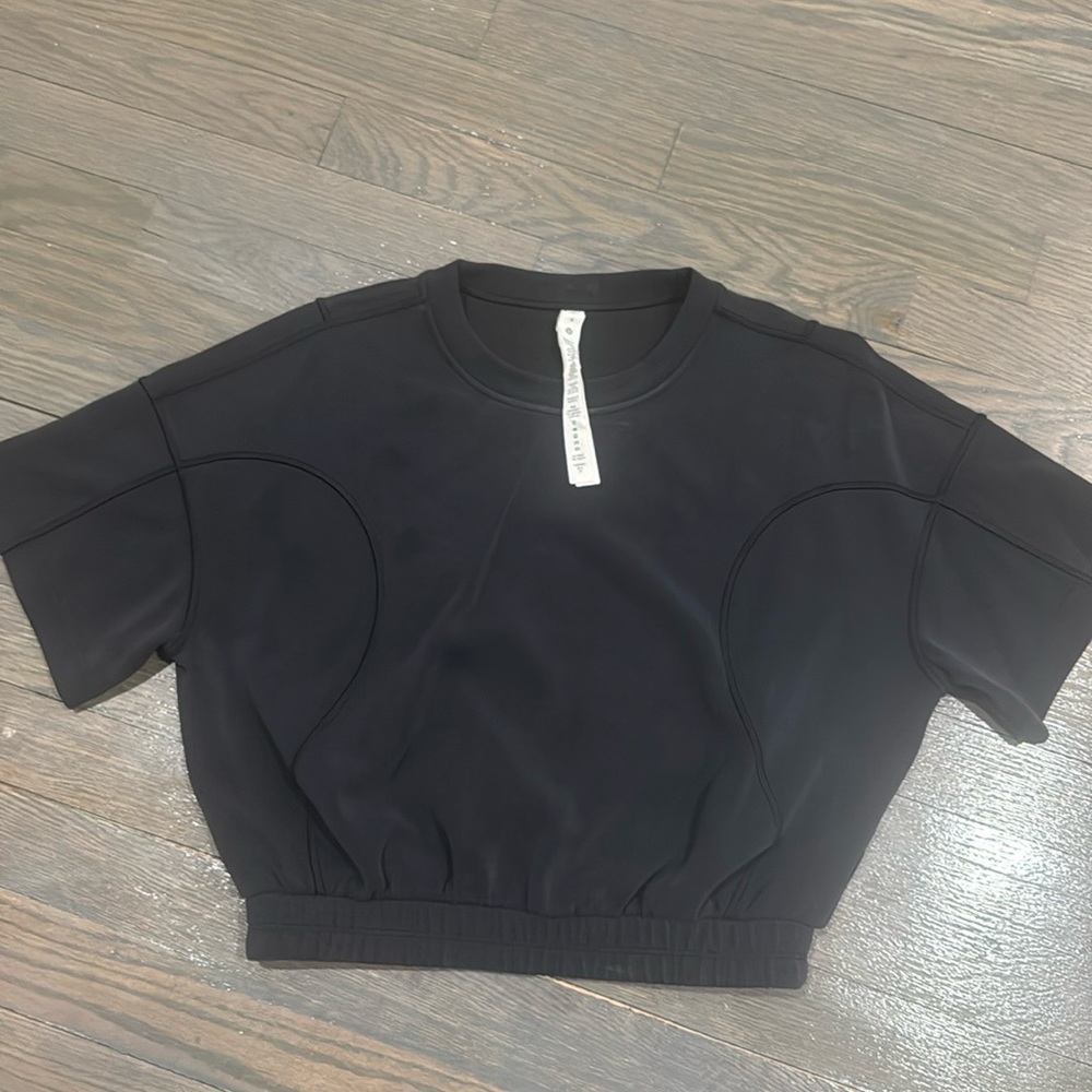 Lululemon Softstreme Perfect Sweatshirt Short Sleeve Crop